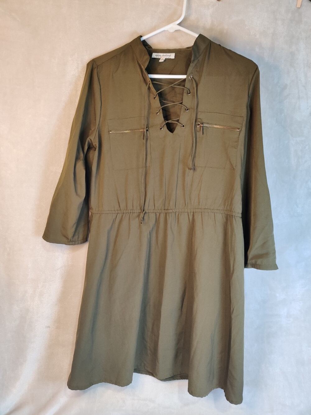 Speed Control Women's Green Dress Size Medium